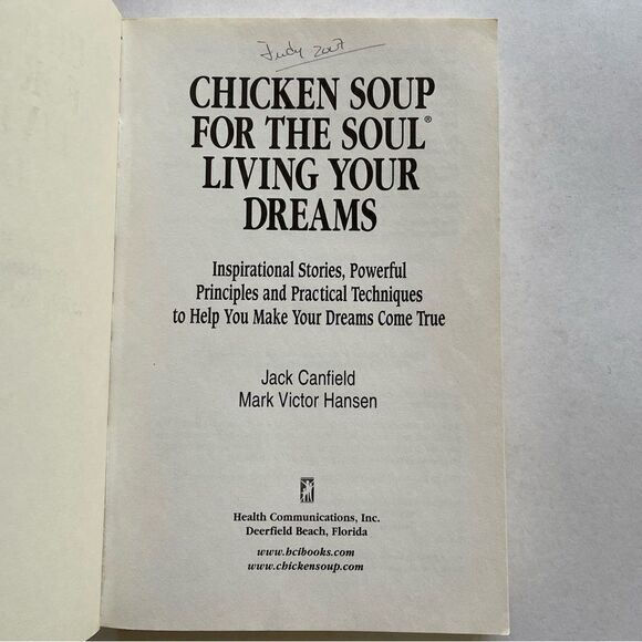 Chicken Soup for the Soul - Living Your Dreams Book - Picture 3 of 4